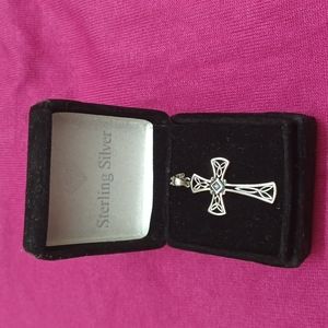 18" Sterling Silver cross